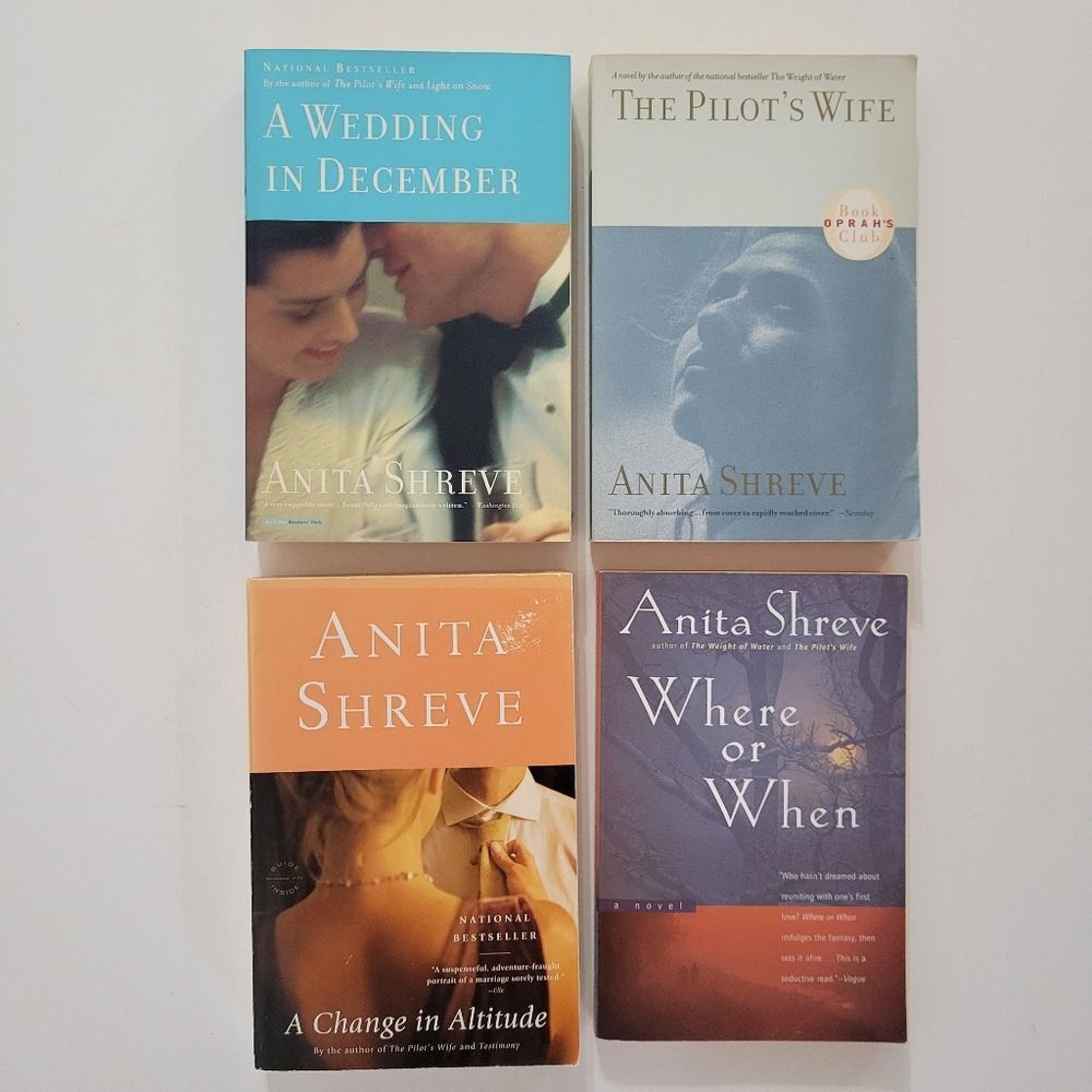 Wedding In December-Pilot's Wife- Change In Altitude-Where Or When  Anita Shreve